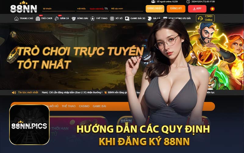 Hướng Dẫn Các Quy Định Khi Đăng Ký 88NN